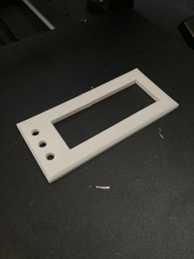 Lcd & 3 led cover